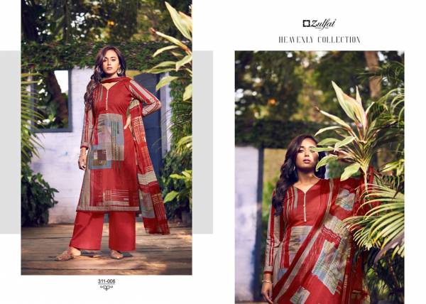 Zulfat Navika Exclusive Regular Wear Digital Printed Cotton Dress Material Collection